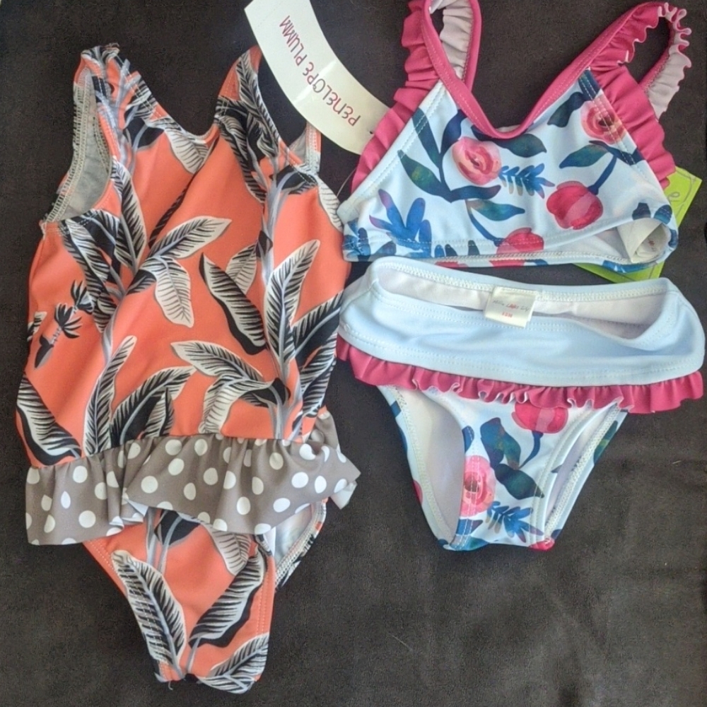 Swim wear for 12 months. Millie loves lily